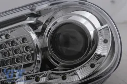 Faros LED DRL para VW Golf 4 09.1997-09.2003 Luces Circulación Diurna Cromadas-image-6105368