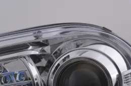 Faros LED DRL para VW Golf 4 09.1997-09.2003 Luces Circulación Diurna Cromadas-image-6105369