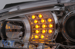 Faros LED DRL para VW Golf 4 09.1997-09.2003 Luces Circulación Diurna Cromadas-image-6105381