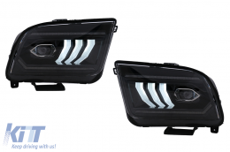 image-25-Faros LED para Ford Mustang V Pre-Facelift 2005-2009 Luces de giro dinámicas