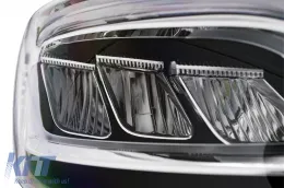 Faros LED para Mercedes Sprinter W907 halógenos 2019-2023 Negro Headlights-image-6211477