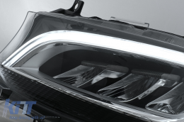 Faros LED para Mercedes Sprinter W907 W910 halógenos 2019-2023 Negro Headlights-image-6114473
