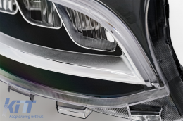 Faros LED para Mercedes Sprinter W907 W910 halógenos 2019-2027 Negro Headlights-image-6211475