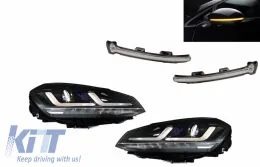 image-72-Faros Luces Full LED Osram para VW Golf 7 VII 12-17 Dynamic Mirror Indicators