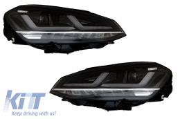 Faros Luces LED Osram para Golf 7 VII 12-17 Cromo xenón estándar halógeno DRL-image-6034542
