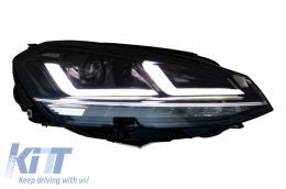Faros Luces LED Osram para Golf 7 VII 12-17 Cromo xenón estándar halógeno DRL-image-6034545