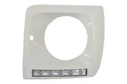 Faros Negro bi-xenón Look cubiertas LED DRL para Mercedes G W463 89-12 G65 Look-image-6019961