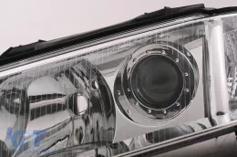 Faros para Audi A4 B5 Facelift 1999-2000 Chrome Avant Limousine Headlights-image-6099096