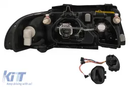 Faros para Audi A4 B5 Facelift 1999-2000 Chrome Avant Limousine Headlights-image-6099098