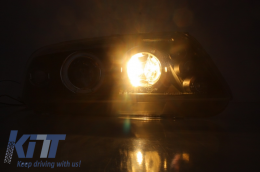Faros para VW Passat 3BG 2000-2005 2 Halo Llantas Negro-image-6015058