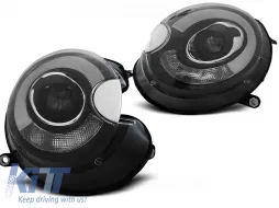 image-47-FAROS TUBO LUZ NEGRO adecuado para BMW MINI (COOPER) 06-14
