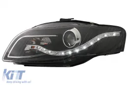 farovi LED DRL DAILIGHT pogodni za Audi A4 B7 (11.2004-03.2008) crna-image-65729