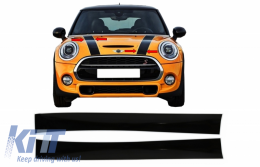 image-3-Fehér fekete motorháztető fólia matrica  MINI R50 R52 R53 R56 R57 Clubman R55 (2001-2017) prémium minőség