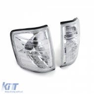 Fehér üveg irányjelző króm Mercedes 190 W201 82-93-image-6196777