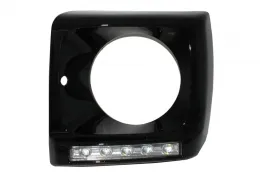 Fekete fényszóró szett LED DRL-lel, króm, MERCEDES G-osztály W463 (1989-2012), G65 Design, Bi-Xenon hatású-image-6020049