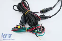 Fekete fényszóró szett LED DRL-lel, króm, MERCEDES G-osztály W463 (1989-2012), G65 Design, Bi-Xenon hatású-image-6020057
