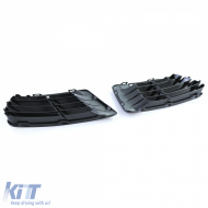 Fekete hűtőrács betét R20 lökhárítóhoz párban VW Golf 6 5K1 09-13-image-6195866