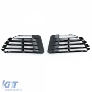 Fekete hűtőrács betét R20 lökhárítóhoz párban VW Golf 6 5K1 09-13-image-6195868