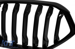 Fekete lakk egysoros vese hűtőrács BMW X6 G06 2020-tól-image-6146194