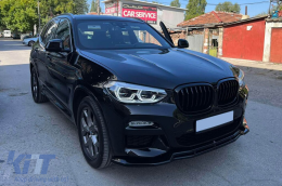Fekete lakk hűtőrács BMW X3 G01, X4 G02 2017-2021 modellekhez-image-6145607