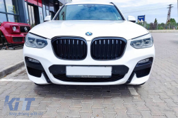 Fekete lakk hűtőrács BMW X3 G01, X4 G02 2017-2021 modellekhez-image-6145609