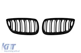 Fekete M3 stílusú vese hűtőrács BMW 3-as E92 coupe, E93 kabrió 2006-2009 modellekhez-image-6143328