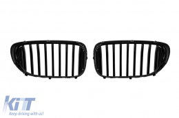 Fekete vese hűtőrács BMW 7-es G11 rövid tengelytáv, G12 hosszú tengelytáv 2015-2018-image-6146369