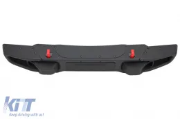 Fém első lökhárító JEEP Wrangler Rubicon JK 07-17, ködlámpával, hűtőráccsal, fekete-image-6048092