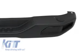 Fém hátsó lökhárító komplett Axle-Back kipufogórendszerrel, JEEP Wrangler / Rubicon JK (2007-2017), dupla kipufogóvég-image-6075956