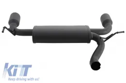 Fém hátsó lökhárító komplett Axle-Back kipufogórendszerrel, JEEP Wrangler / Rubicon JK (2007-2017), dupla kipufogóvég-image-6075962