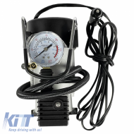 Fém légkompresszor nyomásmérővel, prémium, nagy teherbírású, 12V, 150Psi, 15114-image-6293791