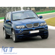 Fender Flares suitable for BMW X5 E53 99-05 M Look Fiber Glass 6 pc