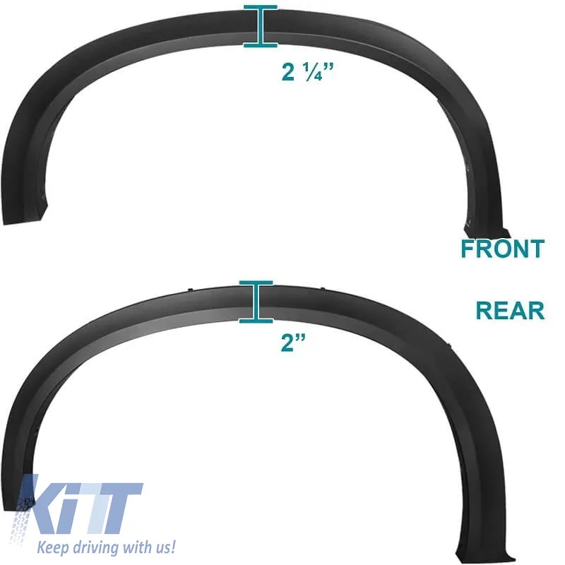 Fender Flares suitable for BMW X5 E70 07-14 M Look 4 pc
