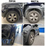Fender Flares suitable for Dacia Duster 2018-2021 with Door Moulding Set 14 Pcs-image-6327625