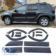 Fender Flares suitable for Dacia Duster 2018-2021 with Door Moulding 