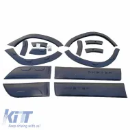 Fender Flares suitable for Dacia Duster 2018-2021 with Door Moulding 