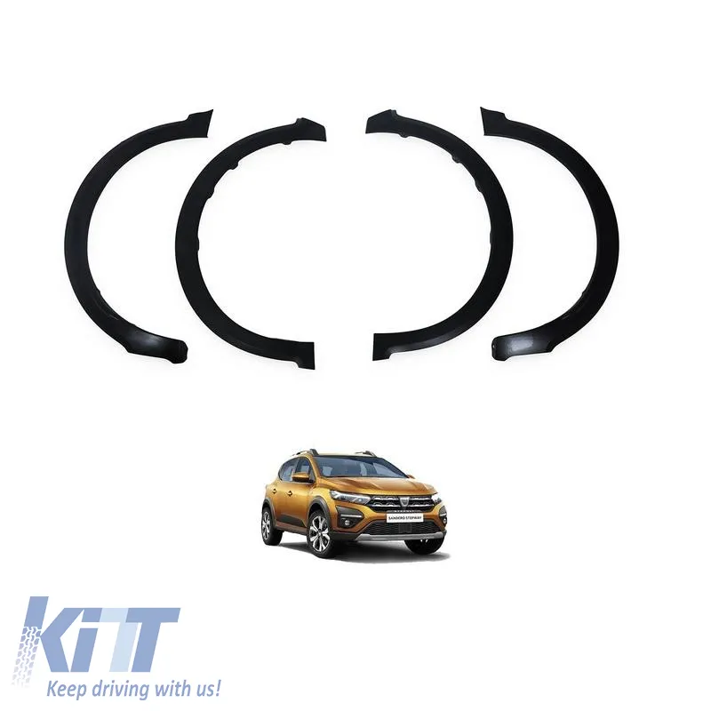 Fender Flares suitable for Dacia Sandero 2021+ "Stepway Look" Set 4 Pcs