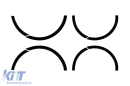 Fender flares suitable for Mercedes GLE W166 2015-2019 with AMG bumpers - ABMEFW6007130