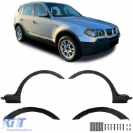 image-14-Fender flares wheel arch trims set 4-piece for BMW X3 E83 03-10