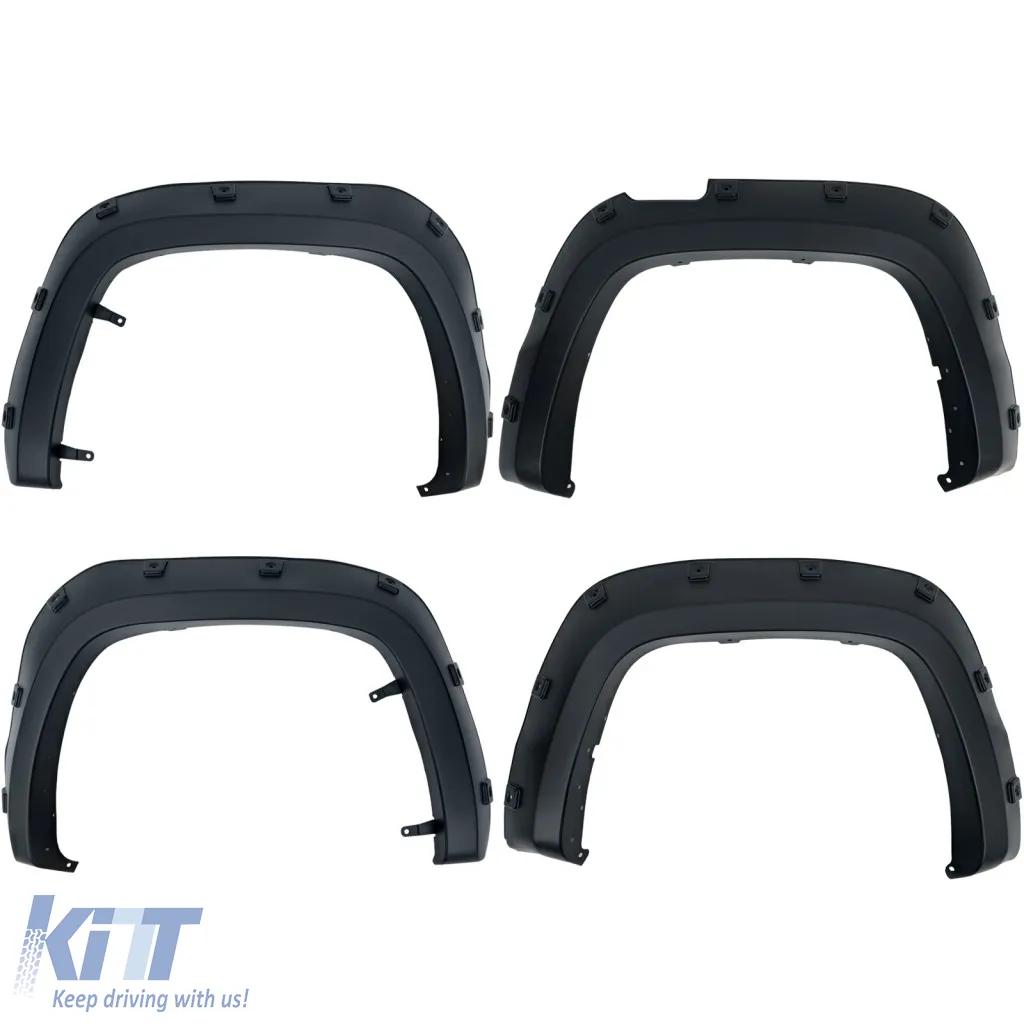Fender wheel arch extensions set BIG for VW Amarok 1 2010-2016 pre-facelift