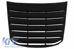 Fenêtre latérale pour Ford Mustang Mk6 VI 15-19 Persiennes arrière Noir PFT Look-image-6048371