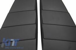 Fenêtre latérale pour Ford Mustang Mk6 VI 15-19 Persiennes arrière Noir PFT Look-image-6048376