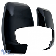 Fényes fekete tükörborítás cserealkatrész Ford Transit Custom 12-23-image-6206857