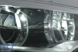 Fényszóró 3D dupla Angel Eye BMW X6 E71 (2008-2012), fekete-image-6083029