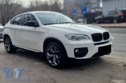 Fényszóró 3D dupla Angel Eye BMW X6 E71 (2008-2012), fekete-image-6090542