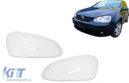 Fényszóró búra üveg VW Golf 5 V (2003-2009), átlátszó-image-6109206