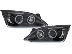 Fényszóró Ford Mondeo 00-07, 2 helyzetjelző gyűrűvel, fekete-image-59608