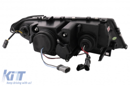 Fényszóró LED Angel Eye BMW E46 Facelift Limousine Touring (2001-2005), Fekete-image-6087914