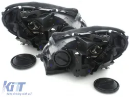 Fényszóró LED DRL Mercedes Benz W204 C-osztály 2011+ Fekete-image-65764