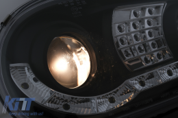Fényszóró LED DRL VW Golf IV 4 Cabriolet ferdehátú Variant (09.1997-09.2003) Fekete-image-6094003